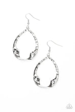 Load image into Gallery viewer, Twist Me Round - Silver Earrings - Paparazzi
