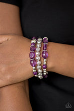 Load image into Gallery viewer, Malibu Marina - Purple Bracelet - Paparazzi
