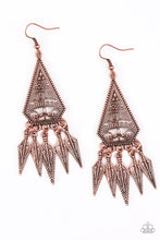 Load image into Gallery viewer, Me Oh MAYAN - Copper Earrings - Paparazzi