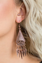 Load image into Gallery viewer, Me Oh MAYAN - Copper Earrings - Paparazzi
