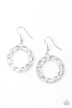 Load image into Gallery viewer, Global Glow - White Earrings - Paparazzi