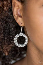 Load image into Gallery viewer, Global Glow - White Earrings - Paparazzi