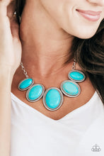 Load image into Gallery viewer, Noble Nomad - Blue Necklace - Paparazzi