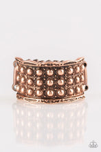Load image into Gallery viewer, Call To Arms - Copper Ring - Paparazzi