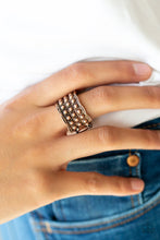 Load image into Gallery viewer, Call To Arms - Copper Ring - Paparazzi