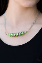 Load image into Gallery viewer, On Mountain Time - Green Necklace - Paparazzi