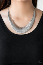Load image into Gallery viewer, Feast or Famine - Silver Necklace - Paparazzi