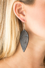 Load image into Gallery viewer, Groovy Grove - Black Earrings - Paparazzi