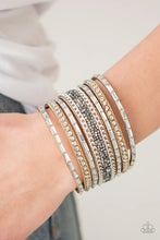 Load image into Gallery viewer, Rhinestone Rumble - Brown Bracelet - Paparazzi