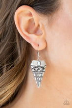 Load image into Gallery viewer, Jurassic Journey - White Earrings - Paparazzi