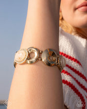Load image into Gallery viewer, Feminine Flecks - Gold Bracelet - Paparazzi