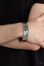 Load image into Gallery viewer, Magnate Mecca - Silver Men's Bracelet - Paparazzi