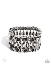 Load image into Gallery viewer, Festival Fencing - Black Bracelet - Paparazzi