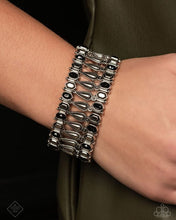 Load image into Gallery viewer, Festival Fencing - Black Bracelet - Paparazzi