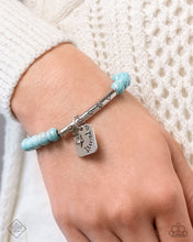 Load image into Gallery viewer, Rustic Reminder - Blue Bracelet - Paparazzi