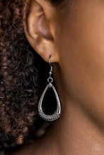 Load image into Gallery viewer, Trending Texture - Black Earrings - Paparazzi