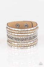 Load image into Gallery viewer, Rhinestone Rumble - Brown Bracelet - Paparazzi