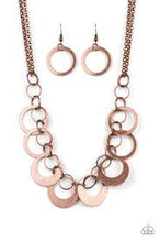 Load image into Gallery viewer, In Full Orbit - Copper Necklace - Paparazzi