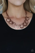 Load image into Gallery viewer, In Full Orbit - Copper Necklace - Paparazzi