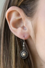 Load image into Gallery viewer, Wild In Wildflowers - White Earrings - Paparazzi