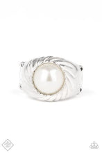 Load image into Gallery viewer, Wall Street Whimsical - White Ring - Paparazzi