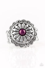 Load image into Gallery viewer, Daringly Daisy - Purple Ring - Paparazzi