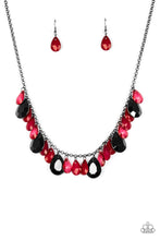 Load image into Gallery viewer, Hurricane Season - Red Necklace - Paparazzi