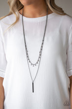 Load image into Gallery viewer, Keep Your Eye On The Pendulum - Black Necklace - Paparazzi
