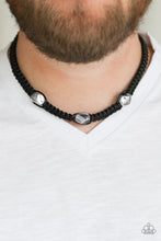 Load image into Gallery viewer, RIDERS Block - Black Necklace - Paparazzi