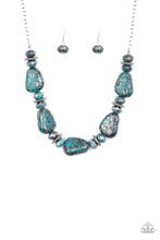 Load image into Gallery viewer, Prehistoric Fashionista - Blue Necklace - Paparazzi