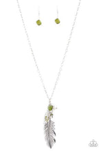 Load image into Gallery viewer, Feather Flair - Green Necklace - Paparazzi