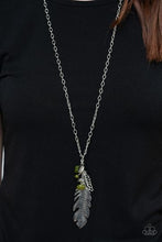 Load image into Gallery viewer, Feather Flair - Green Necklace - Paparazzi