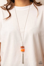 Load image into Gallery viewer, Reel It In - Orange Necklace - Paparazzi