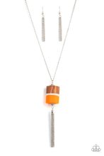 Load image into Gallery viewer, Reel It In - Orange Necklace - Paparazzi
