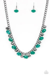 Runway Rebel - Green Necklace - Paparazzi