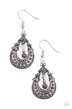 Load image into Gallery viewer, Holi - Purple Earrings - Paparazzi