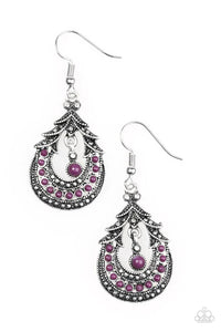 Holi - Purple Earrings - Paparazzi