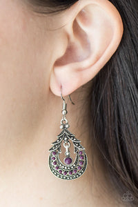 Holi - Purple Earrings - Paparazzi