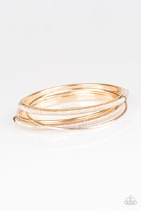 Pay A Hefty SHINE - Rose Gold Bracelet - Paparazzi