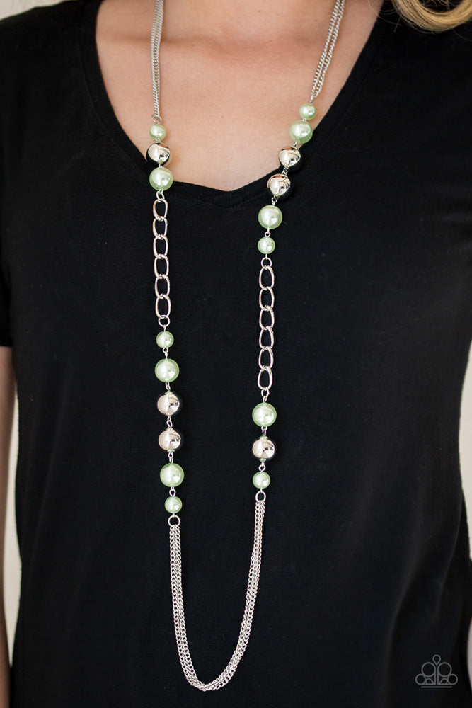 Uptown Talker Green Necklace Paparazzi Jessica s 5 Bling