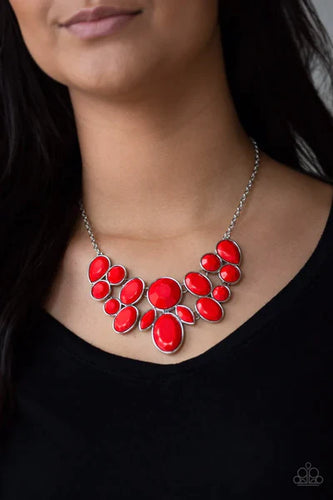 Demi-Diva - Red Necklace - Paparazzi
