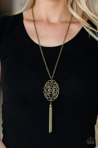 A Mandala Of The People - Brass Necklace - Paparazzi