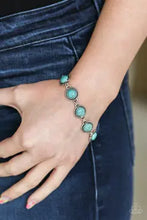 Load image into Gallery viewer, Carved In SANDSTONE- Blue Bracelet - Paparazzi