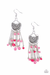 Daisy Daydream - Pink Earrings - Paparazzi