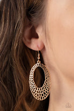 Load image into Gallery viewer, The HOLE Nine Yards - Gold Earrings - Paparazzi