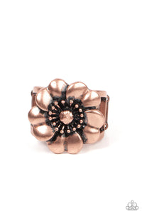 Floral Farmstead - Copper Ring - Paparazzi