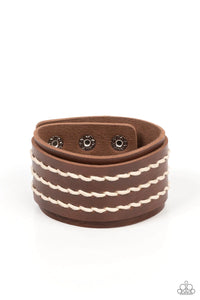 Real Ranchero - Brown Bracelet - Paparazzi