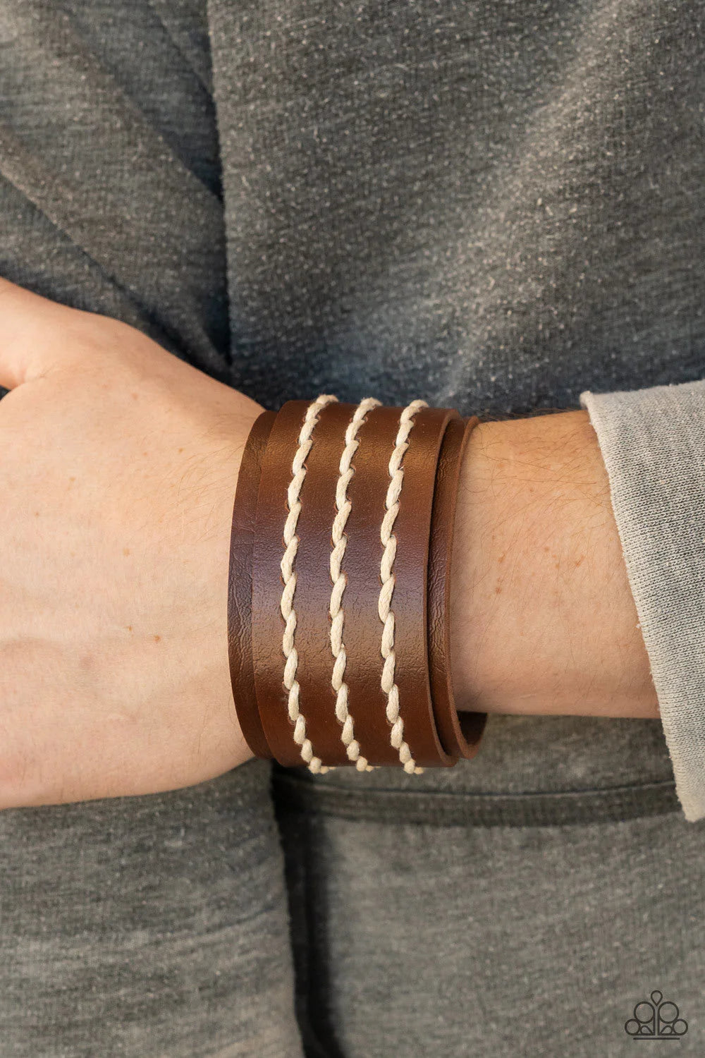 Real Ranchero - Brown Bracelet - Paparazzi