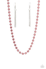 Load image into Gallery viewer, Floral Catwalk - Red Necklace - Paparazzi