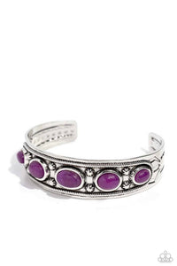 Stony Surprise - Purple Bracelet - Paparazzi